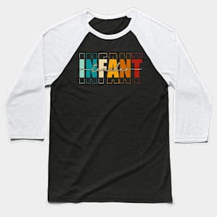 Infant Teacher Retro Baseball T-Shirt